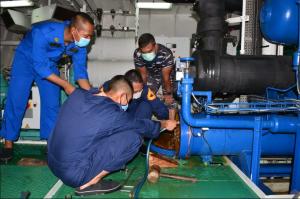 cara memasang mesin kapal